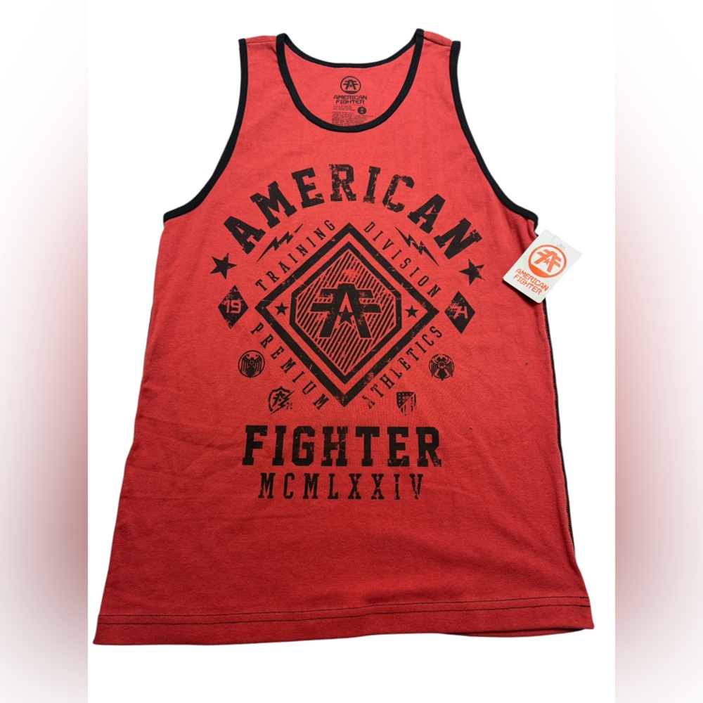 American Fighter Red Tank Top